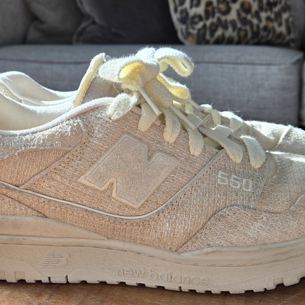 New Balance 550 Cream Sneakers